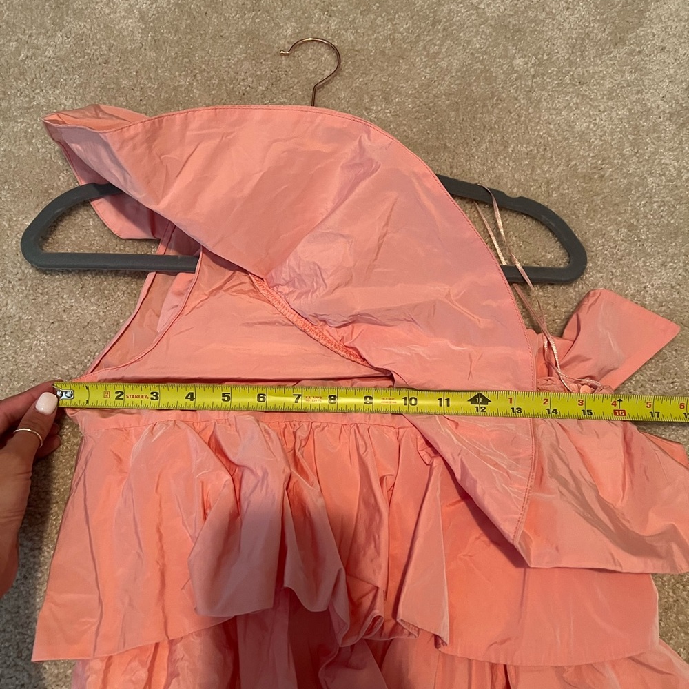 Zara PINK RUFFLE DRESS - Picture 13 of 15